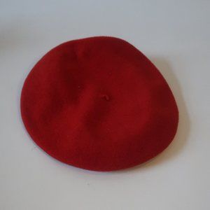 Classic Red Beret Hat